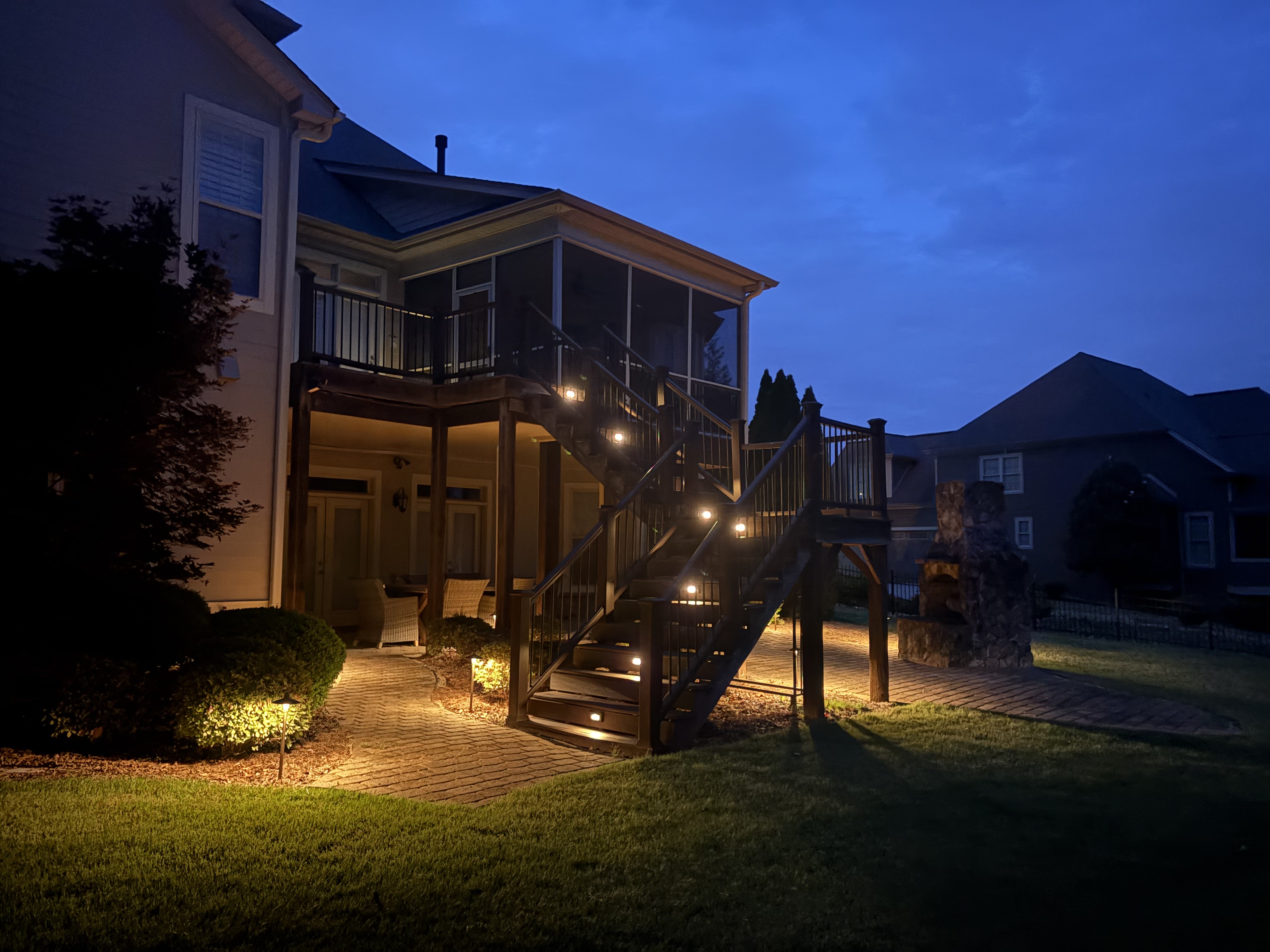 Backyard lighting