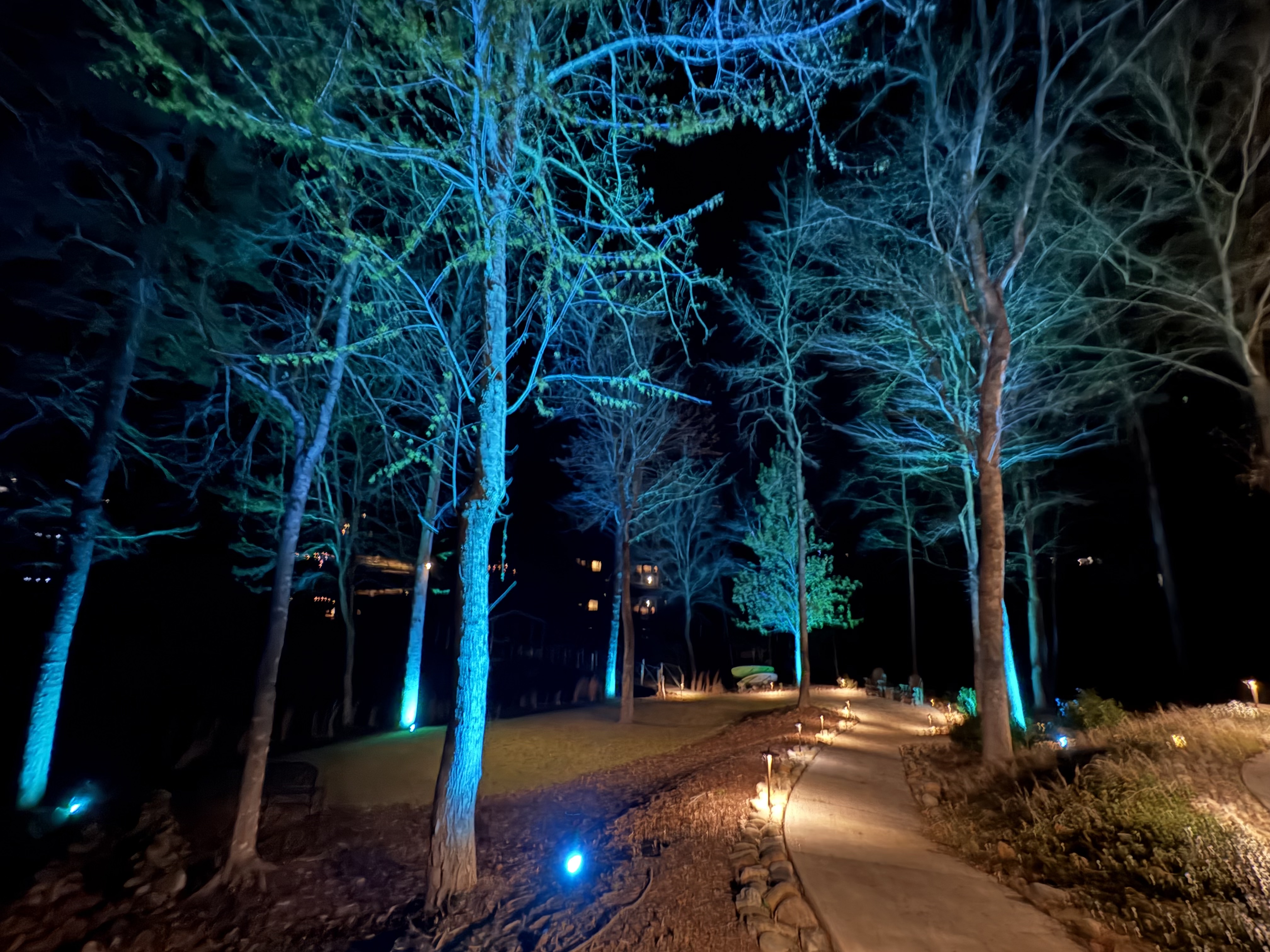 Lake house lighting