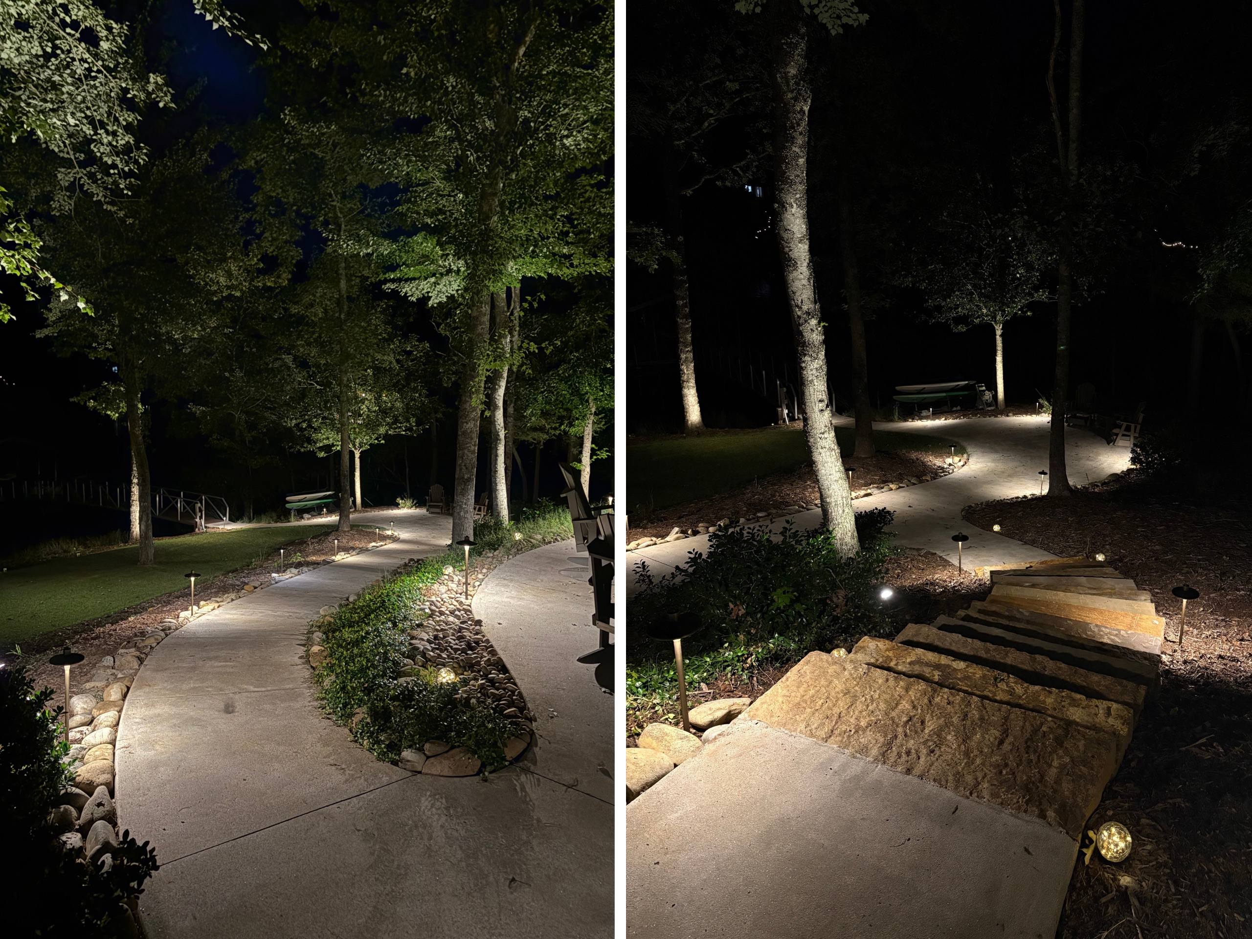 Lake house lighting